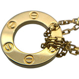 カルティエ Cartier ラブサークル2PDネックレス ゴールド 750 ジュエリー