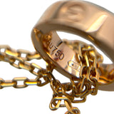 カルティエ Cartier ラブスリーフープネックレス ピンクゴールド Au750 ジュエリー