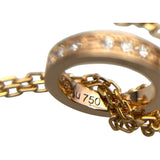カルティエ Cartier ラブスリーフープネックレス ピンクゴールド Au750 ジュエリー