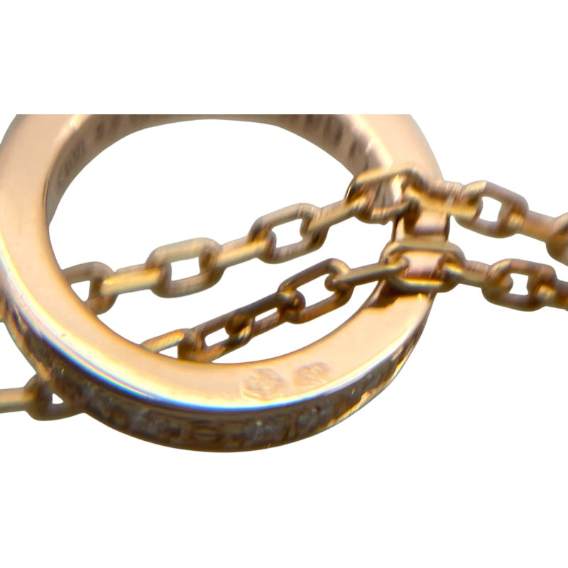 カルティエ Cartier ラブスリーフープネックレス ピンクゴールド Au750 ジュエリー