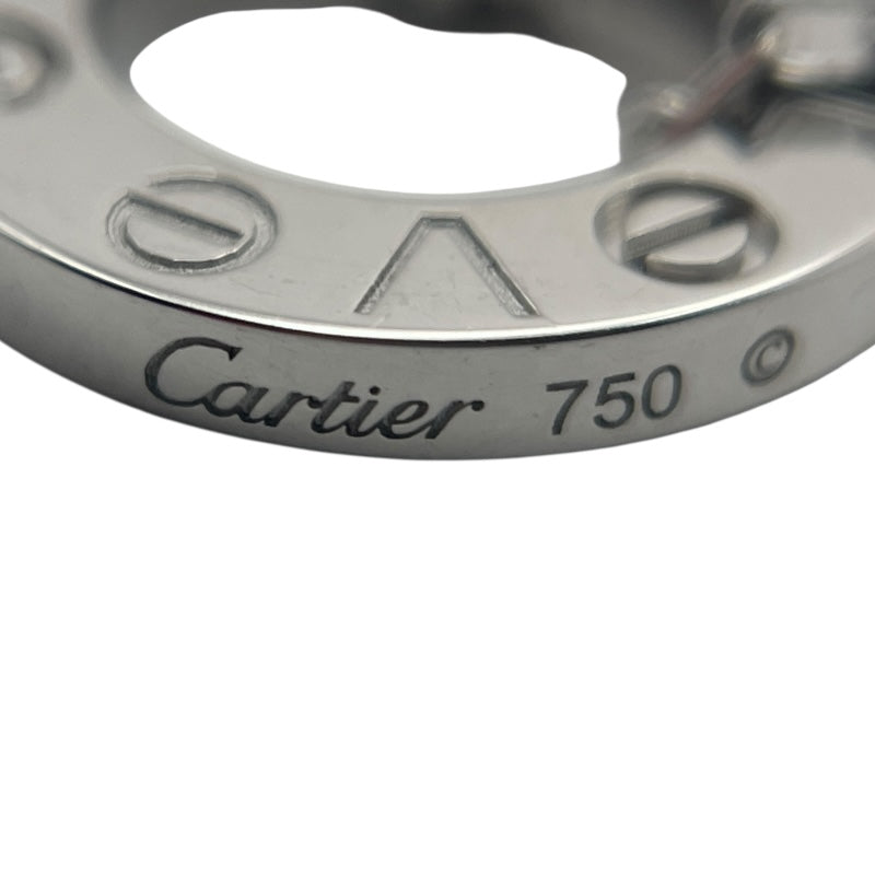 カルティエ Cartier ラブ サークル ネックレス2PD ホワイトゴールド 750/ダイヤモンド ジュエリー
