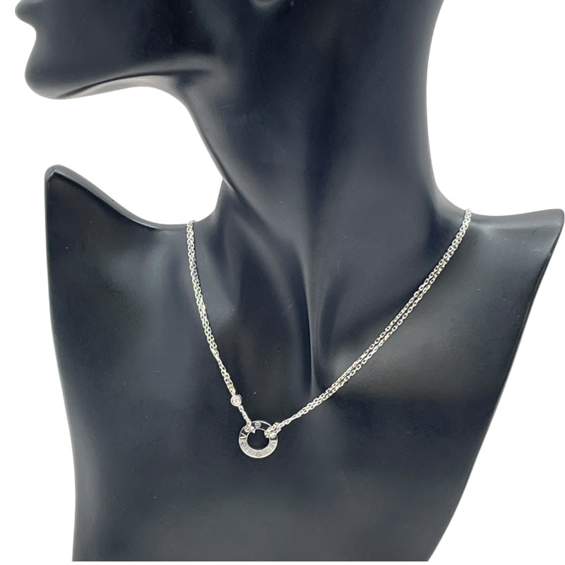 カルティエ Cartier ラブ サークル ネックレス2PD ホワイトゴールド 750/ダイヤモンド ジュエリー
