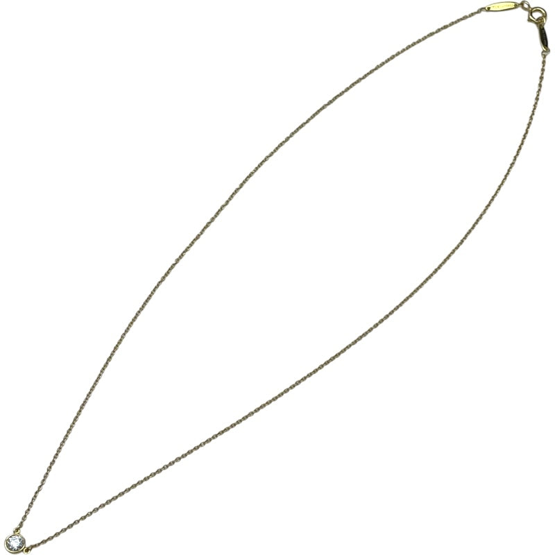 ティファニー TIFFANY＆CO バイザヤード ネックレス ゴールド Au750/ダイヤモンド ジュエリー