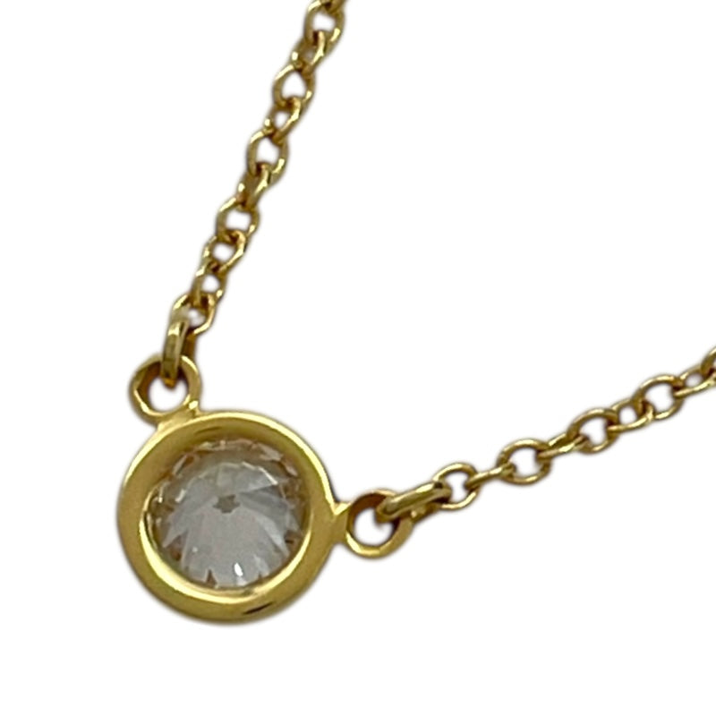 ティファニー TIFFANY＆CO バイザヤード ネックレス ゴールド Au750/ダイヤモンド ジュエリー