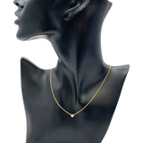 ティファニー TIFFANY＆CO バイザヤード ネックレス ゴールド Au750/ダイヤモンド ジュエリー