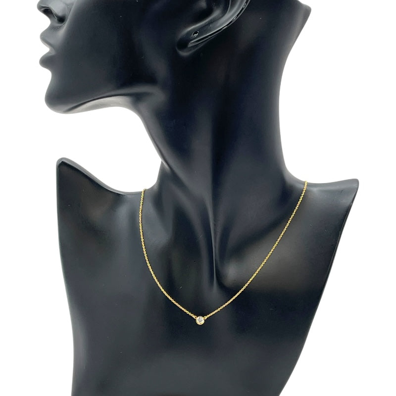 ティファニー TIFFANY＆CO バイザヤード ネックレス ゴールド Au750/ダイヤモンド ジュエリー