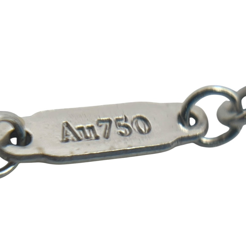 ティファニー TIFFANY＆CO Tスマイルネックレススモール ホワイトゴールド Au750 ジュエリー