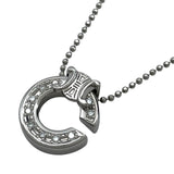 セリーヌ CELINE Cロゴネックレス プラチナ Pt900/850/ダイヤモンド/ルビー 　 ジュエリー