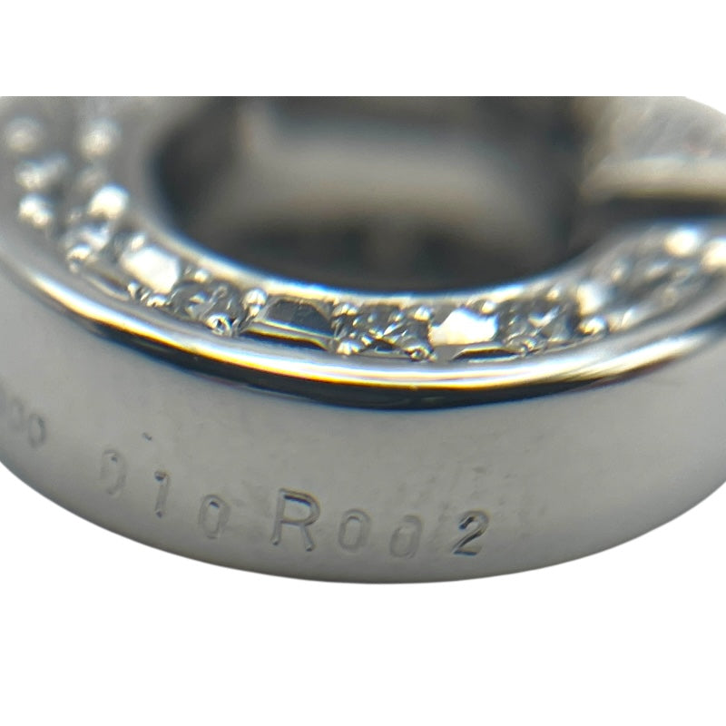 セリーヌ CELINE Cロゴネックレス プラチナ Pt900/850/ダイヤモンド/ルビー 　 ジュエリー