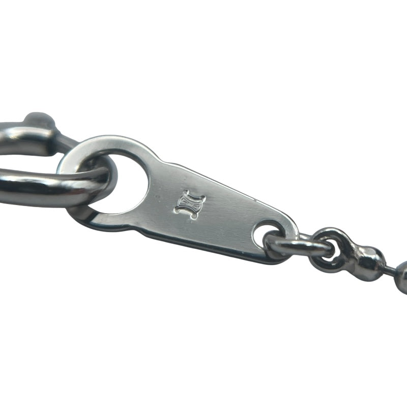 セリーヌ CELINE Cロゴネックレス プラチナ Pt900/850/ダイヤモンド/ルビー 　 ジュエリー