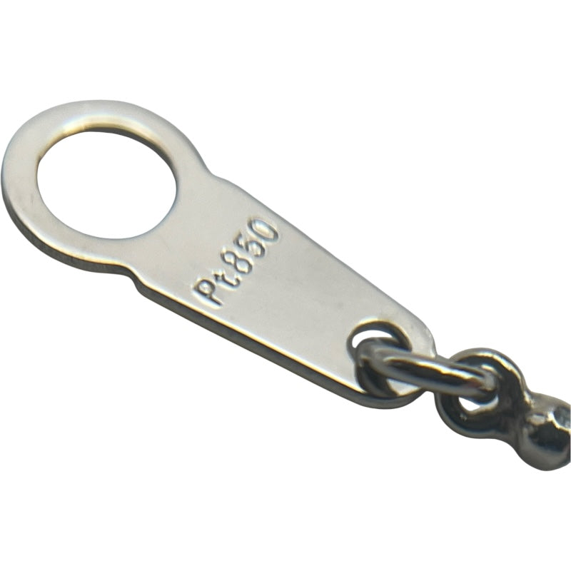 セリーヌ CELINE Cロゴネックレス プラチナ Pt900/850/ダイヤモンド/ルビー 　 ジュエリー