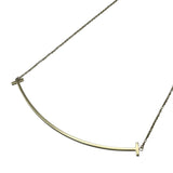 ティファニー TIFFANY＆CO Tスマイルネックレスラージ ゴールド Au750 ジュエリー