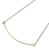 ティファニー TIFFANY＆CO Tスマイルネックレスラージ ゴールド Au750 ジュエリー