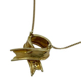 ティファニー TIFFANY＆CO クロスリボンネックレス ゴールド 750 ジュエリー