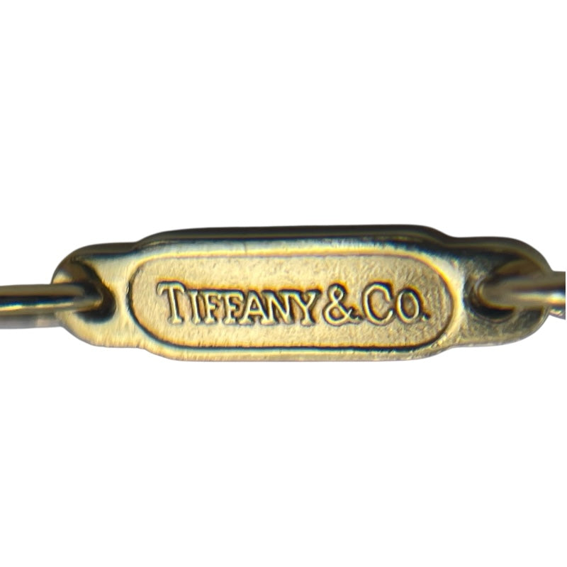 ティファニー TIFFANY＆CO クロスリボンネックレス ゴールド 750 ジュエリー