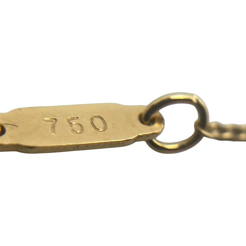 ティファニー TIFFANY＆CO クロスリボンネックレス ゴールド 750 ジュエリー