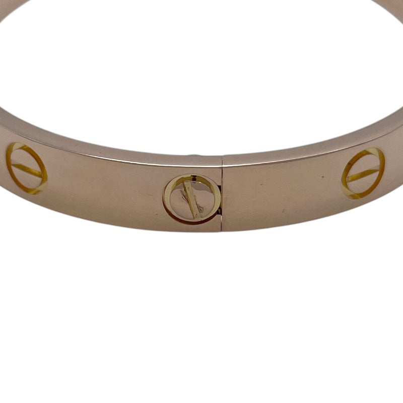 カルティエ Cartier ラブブレス ピンクゴールド Au750 ジュエリー