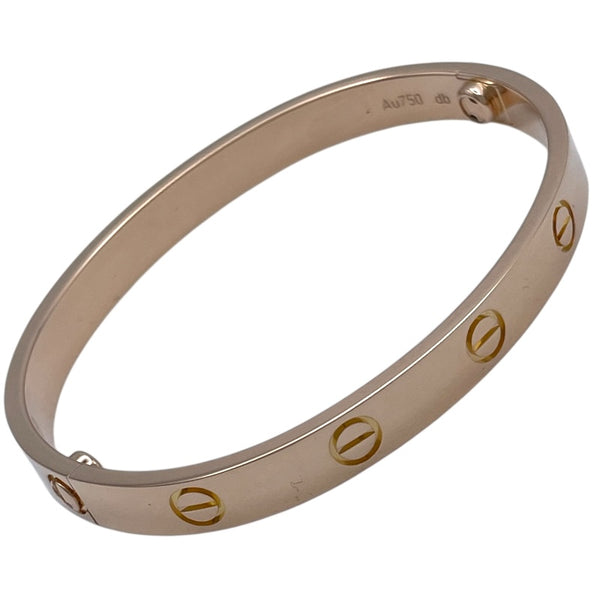 カルティエ Cartier ラブブレス ピンクゴールド Au750 ジュエリー