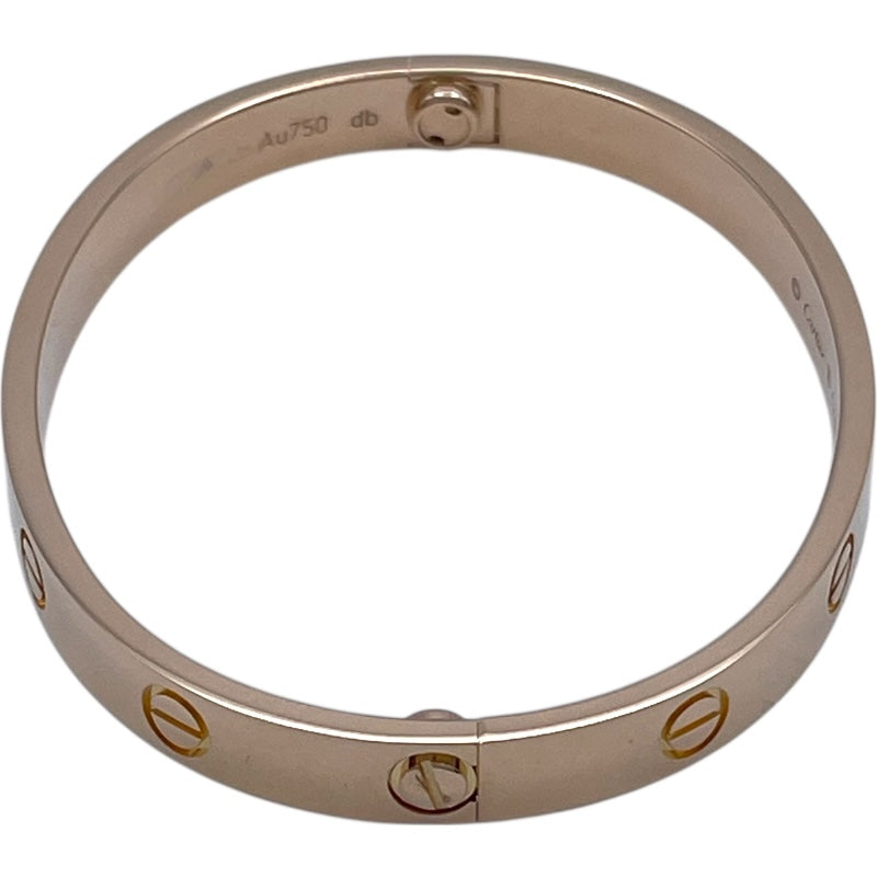 カルティエ Cartier ラブブレス ピンクゴールド Au750 ジュエリー
