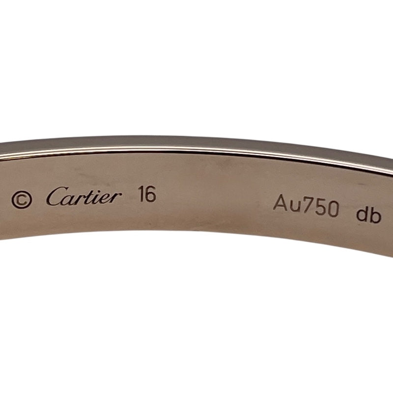 カルティエ Cartier ラブブレス ピンクゴールド Au750 ジュエリー