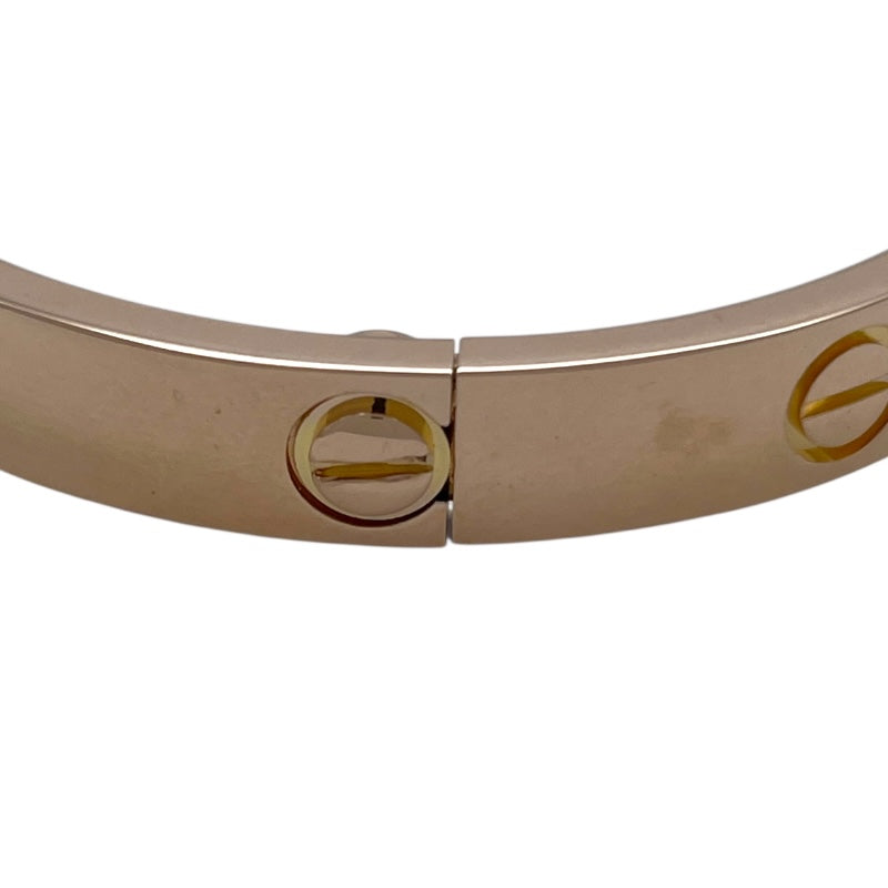 カルティエ Cartier ラブブレス ピンクゴールド Au750 ジュエリー
