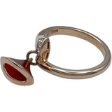 ブルガリ BVLGARI ディーバドリームリング ピンクゴールド Au750/カーネリアン/ダイヤモンド ジュエリー
