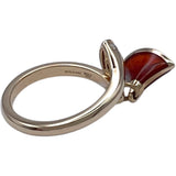 ブルガリ BVLGARI ディーバドリームリング ピンクゴールド Au750/カーネリアン/ダイヤモンド ジュエリー