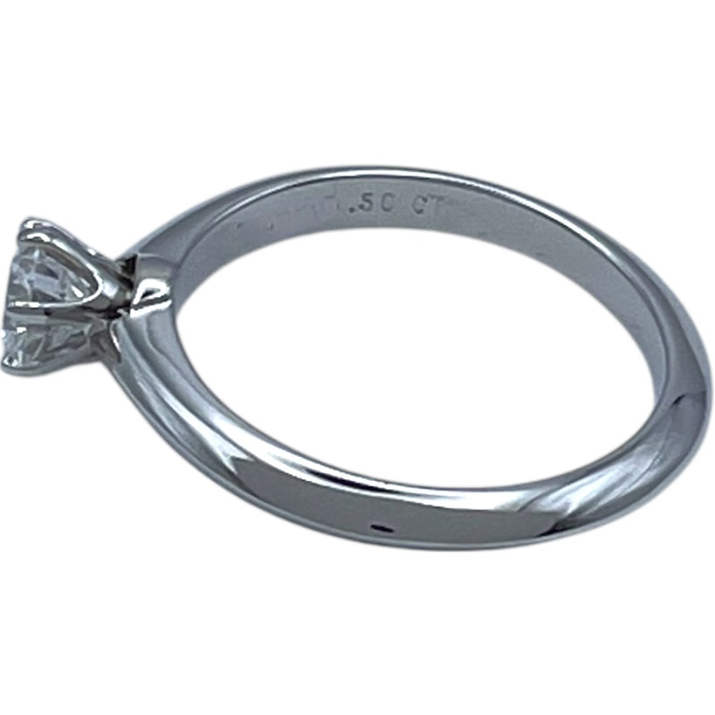 ティファニー TIFFANY＆CO セッティングエンゲージメントリング プラチナ Pt950/ダイヤモンド ジュエリー