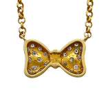 ポンテヴェキオ Ponte Vecchio リボンネックレス ゴールド ダイヤモンド ジュエリー