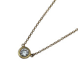 ティファニー TIFFANY＆CO バイザヤードネックレス ゴールド Au750 ジュエリー