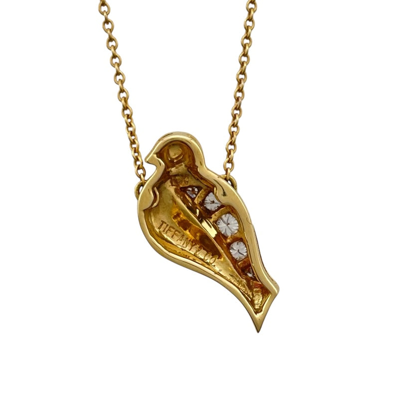 ティファニー TIFFANY＆CO 鳥モチーフネックレス ゴールド 750