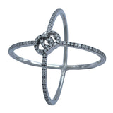 グッチ GUCCI GGランニングリング ホワイトゴールド Au750 ダイヤモンド ジュエリー