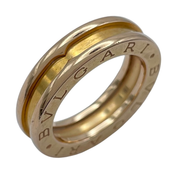ブルガリ BVLGARI ビーゼロワンリング1バンド(XS) ピンクゴールド 750