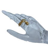 ブルガリ BVLGARI ビーゼロワンエレメントリング1PD ピンクゴールド 750 ジュエリー