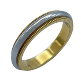 ティファニー TIFFANY＆CO トゥギャザーミルグレインリング ゴールドxプラチナ 750/Pt950 ジュエリー