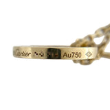 カルティエ Cartier ラブサークルネックレス 2Pダイヤ K18YG ダイヤモンド ジュエリー