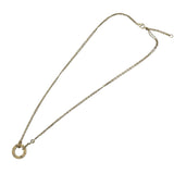 カルティエ Cartier ラブサークルネックレス 2Pダイヤ K18YG ダイヤモンド ジュエリー