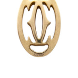 カルティエ Cartier ロゴドゥーブル ダイヤネックレス K18PG ダイヤモンド ジュエリー