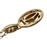 カルティエ Cartier ロゴドゥーブル ダイヤネックレス K18PG ダイヤモンド ジュエリー