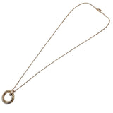 カルティエ Cartier トリニティ ダイヤネックレス イエローゴールド×ホワイトゴールド×ピンクゴールド 750 ダイヤモンド ジュエリー