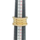 ブルガリ BVLGARI ビーゼロワンロック4バンドリング ゴールド Au750 ジュエリー