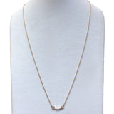 ティファニー TIFFANY＆CO Tスマイルネックレスミニ ゴールド 750PG ジュエリー