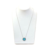 ティファニー TIFFANY＆CO TTWOネックレス シルバー/ブルー 750WG/ターコイズ/ダイヤモンド アクセサリー