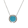 ティファニー TIFFANY＆CO TTWOネックレス シルバー/ブルー 750WG/ターコイズ/ダイヤモンド アクセサリー