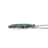 ティファニー TIFFANY＆CO TTWOネックレス シルバー/ブルー 750WG/ターコイズ/ダイヤモンド アクセサリー