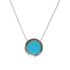 ティファニー TIFFANY＆CO TTWOネックレス シルバー/ブルー 750WG/ターコイズ/ダイヤモンド アクセサリー