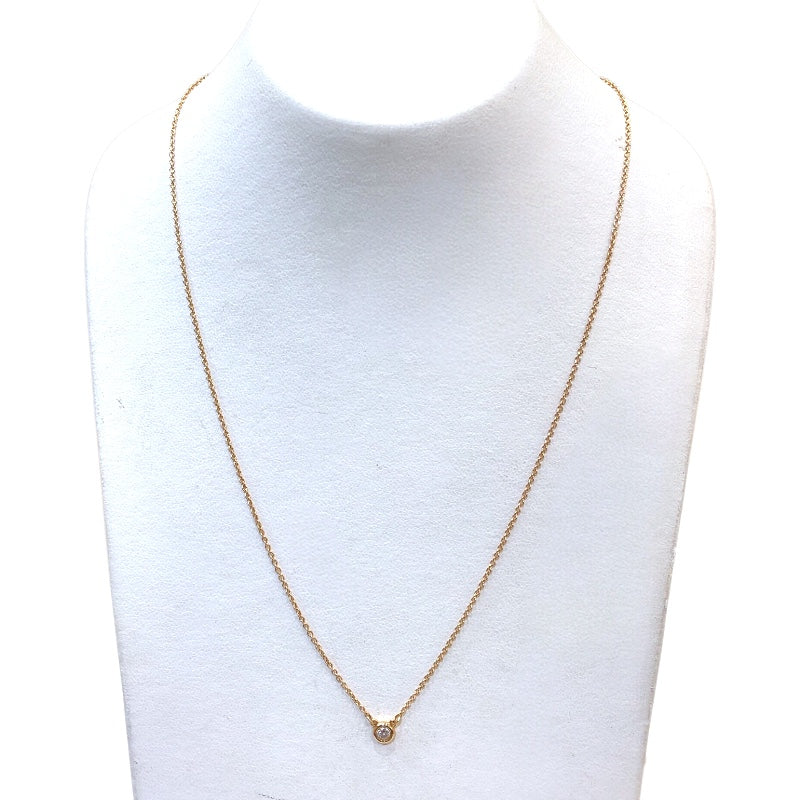 ティファニー TIFFANY＆CO バイザヤードネックレス ゴールド 750PG ジュエリー