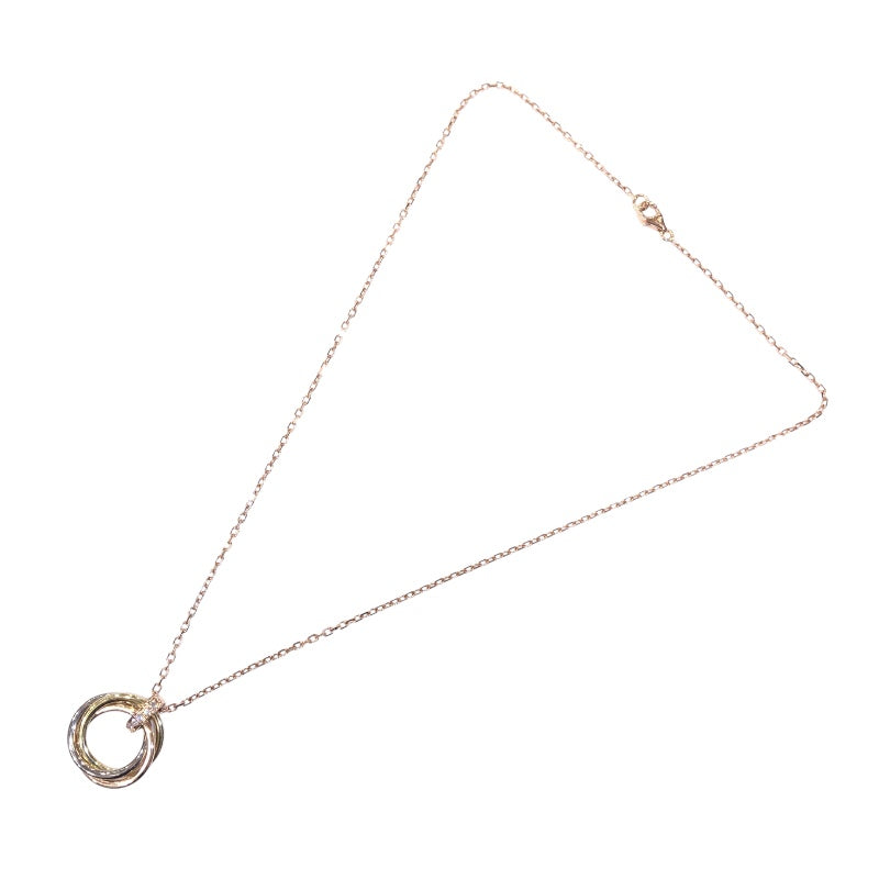カルティエ Cartier トリニティダイヤネックレス ゴールド 750PG ジュエリー