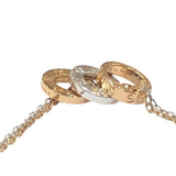 カルティエ Cartier ラブスリーフープダイヤネックレス ゴールド K18ピンクゴールド 750ピンクゴールド ジュエリー