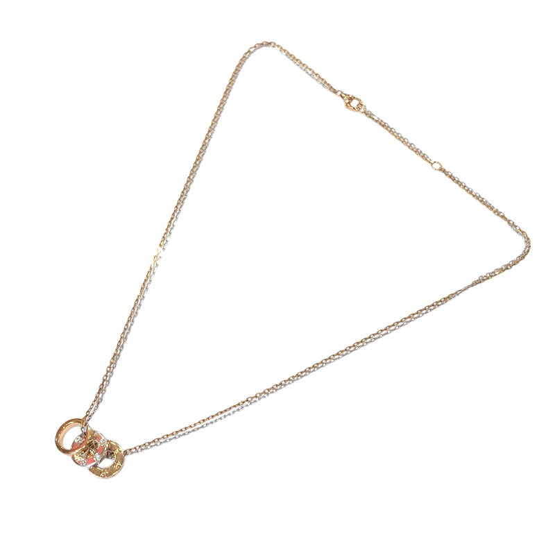 カルティエ Cartier ラブスリーフープダイヤネックレス ゴールド K18